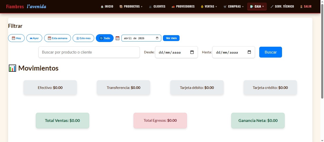 Notificación de stock bajo