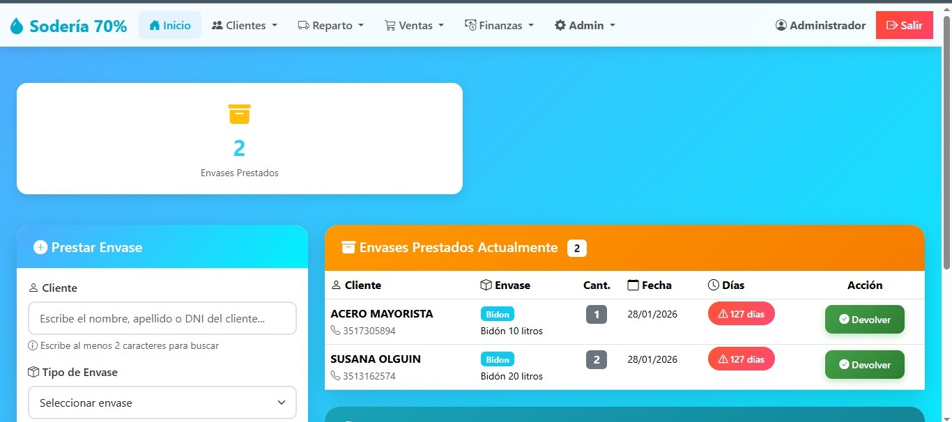 Saldo de clientes